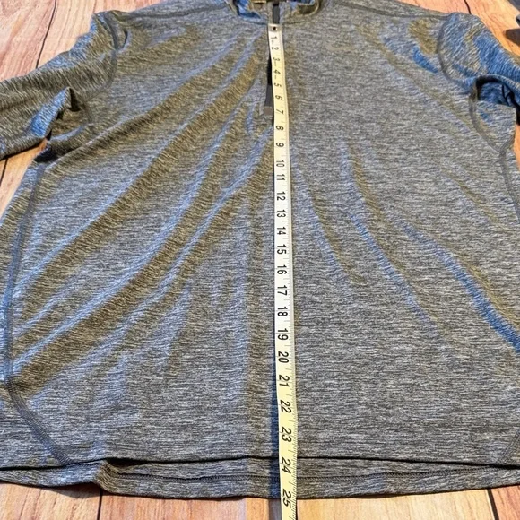 Nike Dri-FIT Element Heather Gray men's 1/4-zip running top - Picture 10 of 10